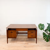 Formica Top Walnut Desk