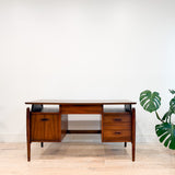 Formica Top Walnut Desk