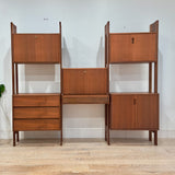 1960's Walnut Wall Unit