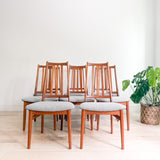Set of 8 Preben Schou Dining Teak Dining Chairs