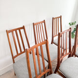 Set of 8 Preben Schou Dining Teak Dining Chairs
