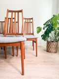 Set of 8 Preben Schou Dining Teak Dining Chairs