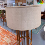 Vintage Bamboo Floor Lamp w/ Shade
