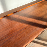 Walnut Louvered Front Low Dresser