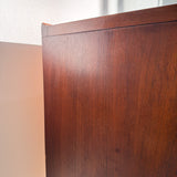 Walnut Louvered Front Low Dresser