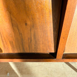 Walnut Louvered Front Low Dresser