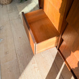 Walnut Louvered Front Low Dresser