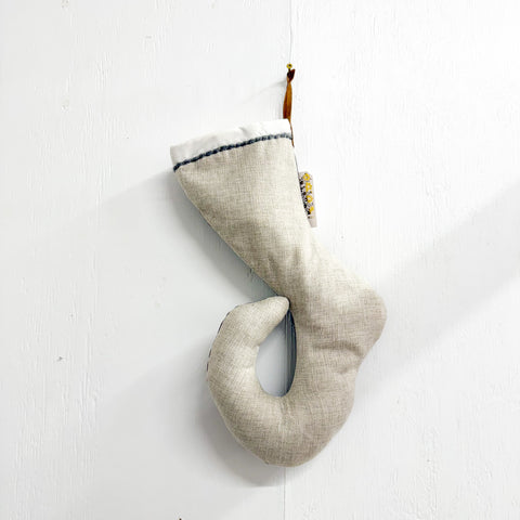 Off-white Christmas Stocking