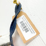 Sm Red Floral Velvet Stocking