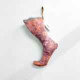 Pink Floral Christmas Stocking