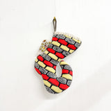 Sm Red, Yellow, & Gray Stocking