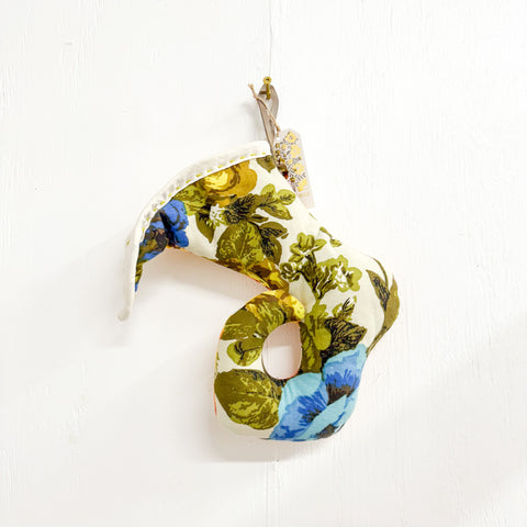 Sm Floral Front/Back Stocking