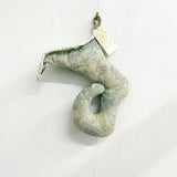 Sm Blue Floral Christmas Stocking