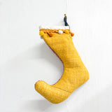 Sm Pink w/ Yellow Trim Stocking