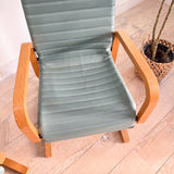 Pair of Vintage Seafoam Green Thonet Chairs