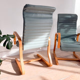 Pair of Vintage Seafoam Green Thonet Chairs