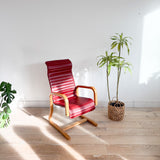 Vintage Thonet Chair - Red/Burgundy