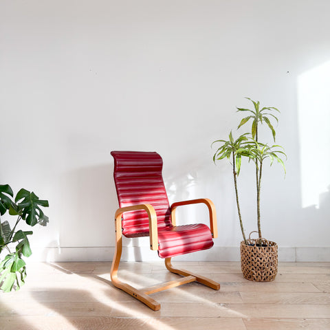 Vintage Thonet Chair - Red/Burgundy