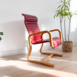 Vintage Thonet Chair - Red/Burgundy