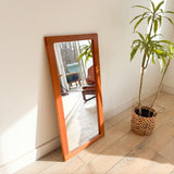 Vintage Teak Narrow Mirror