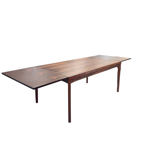 Mid Century Rosewood Expandable Dining Table