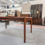 Mid Century Rosewood Expandable Dining Table