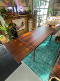 Mid Century Rosewood Expandable Dining Table