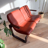 Vintage Kimball Bentwood Loveseat