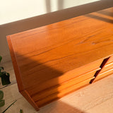 Danish Teak Low 9 Drawer Dresser