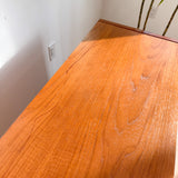 Danish Teak Low 9 Drawer Dresser