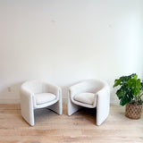 Pair of Vladimir Kagan for Preview Lounge Chairs