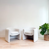 Pair of Vladimir Kagan for Preview Lounge Chairs