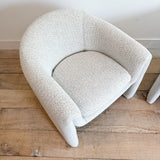 Pair of Vladimir Kagan for Preview Lounge Chairs