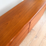 Danish Teak Low Dresser by Tørring
