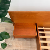 Danish Teak King Size Platform Bed
