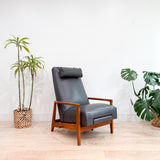 Milo Baughman Recliner - New Leather