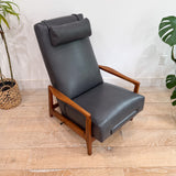 Milo Baughman Recliner - New Leather