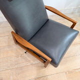 Milo Baughman Recliner - New Leather