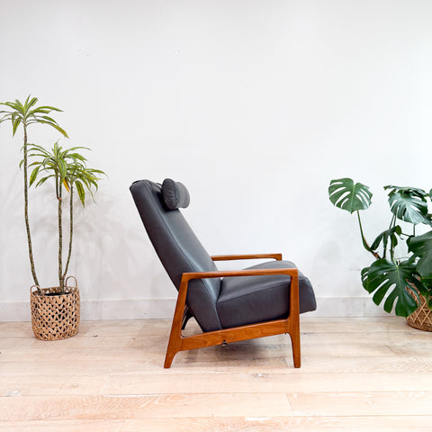 Milo Baughman Recliner - New Leather