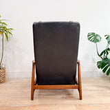 Milo Baughman Recliner - New Leather