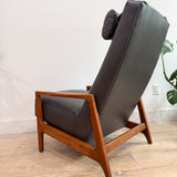 Milo Baughman Recliner - New Leather