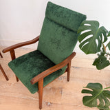 Pair of Vintage High Back Lounge Chairs