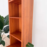 Danish Teak Tall Cabinet w/ Open Shelving