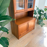 Danish Teak Cabinet w/ Glass Doors