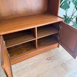 Danish Teak Cabinet w/ Glass Doors