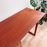 Danish Teak Desk with Sliding Top