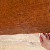 Danish Teak Desk with Sliding Top