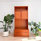 Danish Teak Cabinet w/ Low Drawers