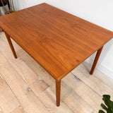 Danish Teak Expandable Dining Table