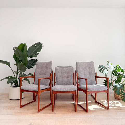 Set of 6 Vamdrup Stolefabrik Dining Chairs